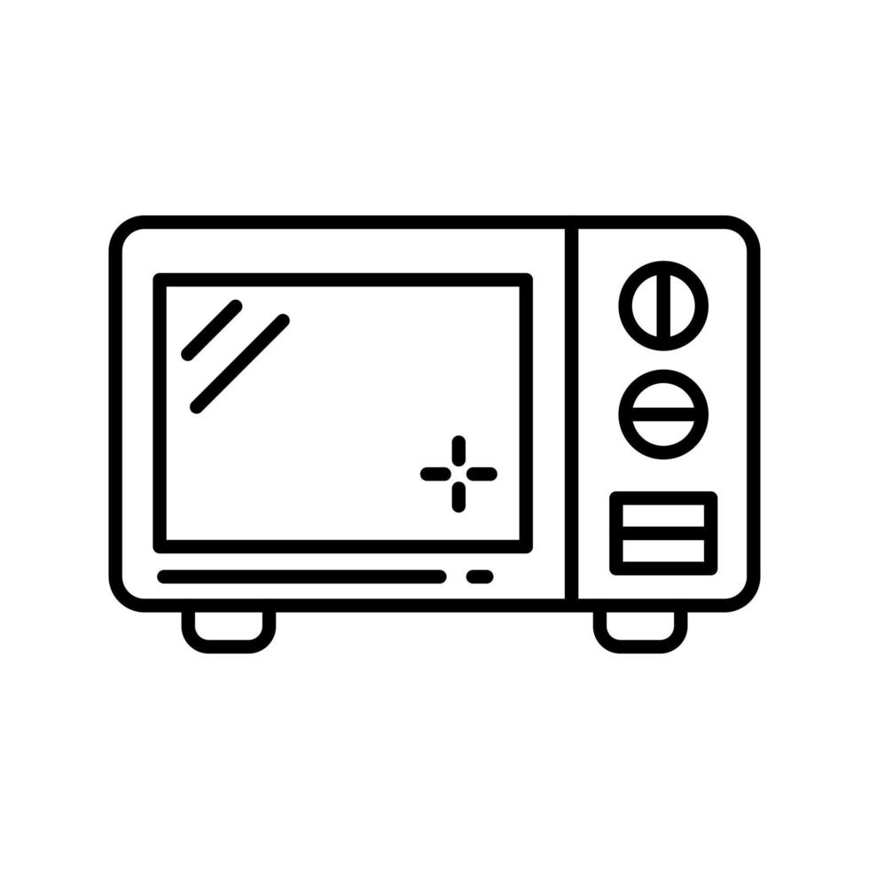 Microwave Vector Icon