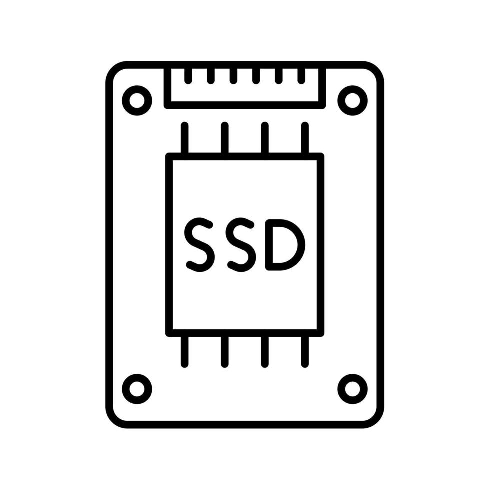 Ssd Vector Icon