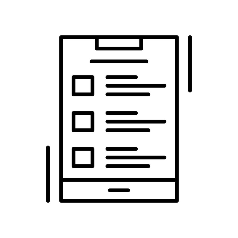 List Vector Icon