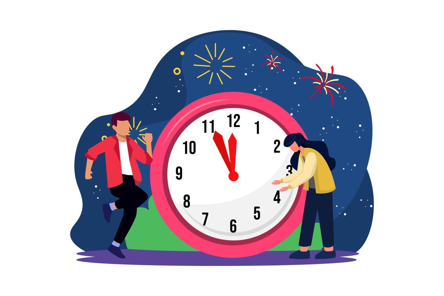 2023 Welcome Celebrate Flat Design vector