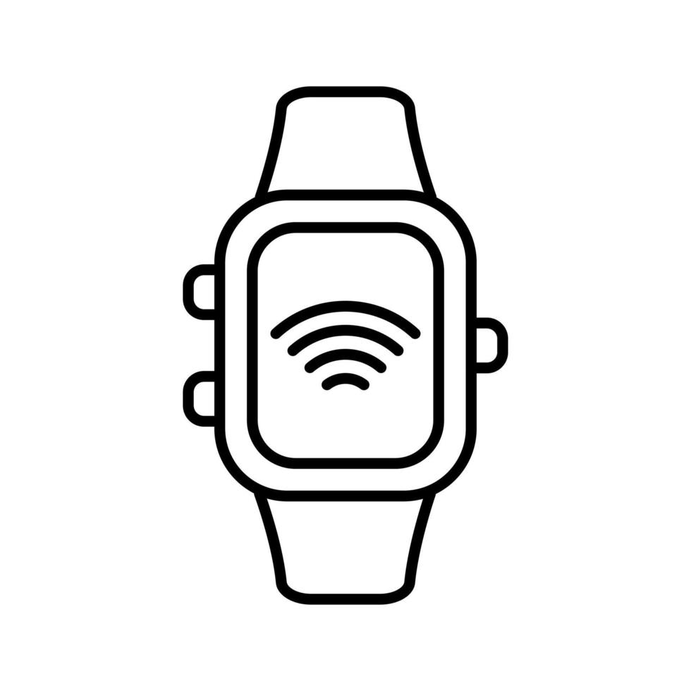 icono de vector de reloj inteligente