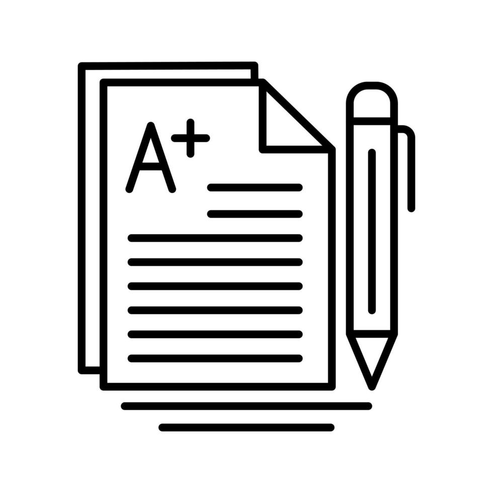 A Grade Vector Icon