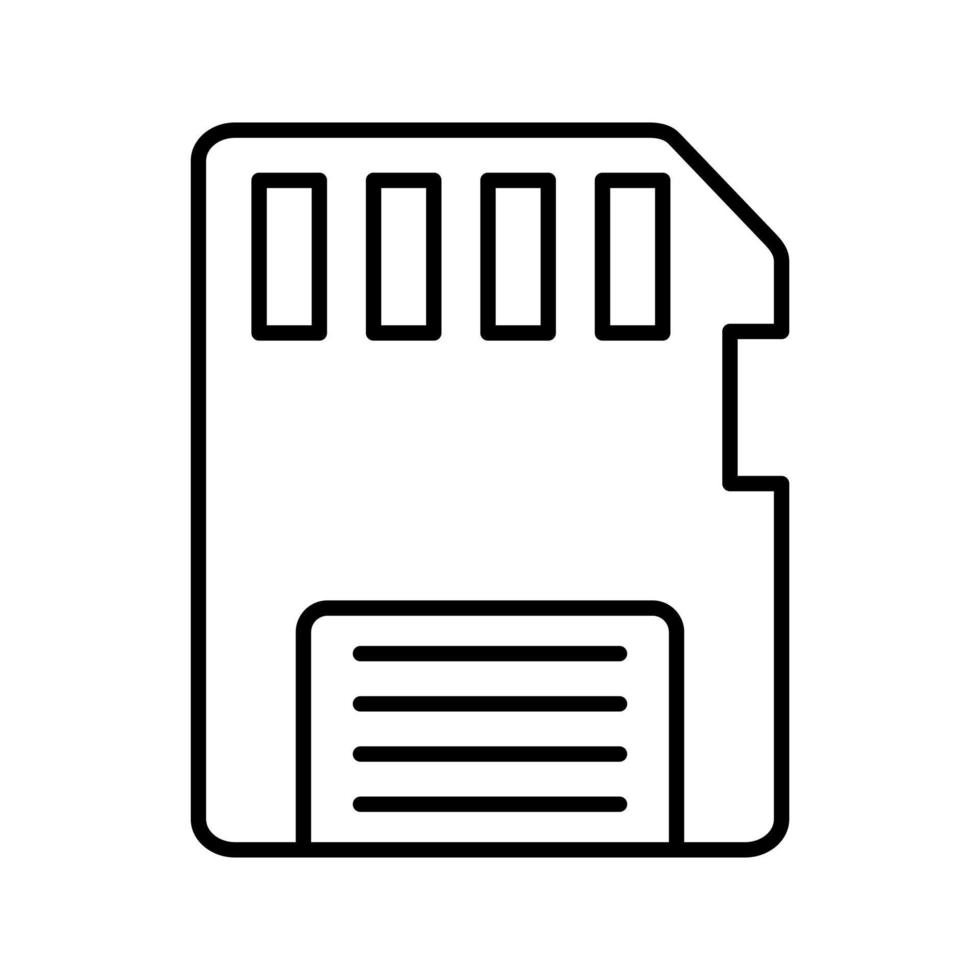 Memory Card Vector Icon