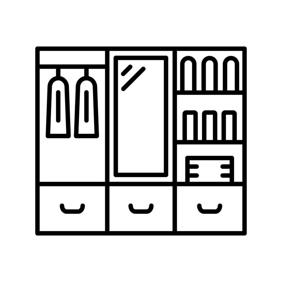 Wardrobe Vector Icon