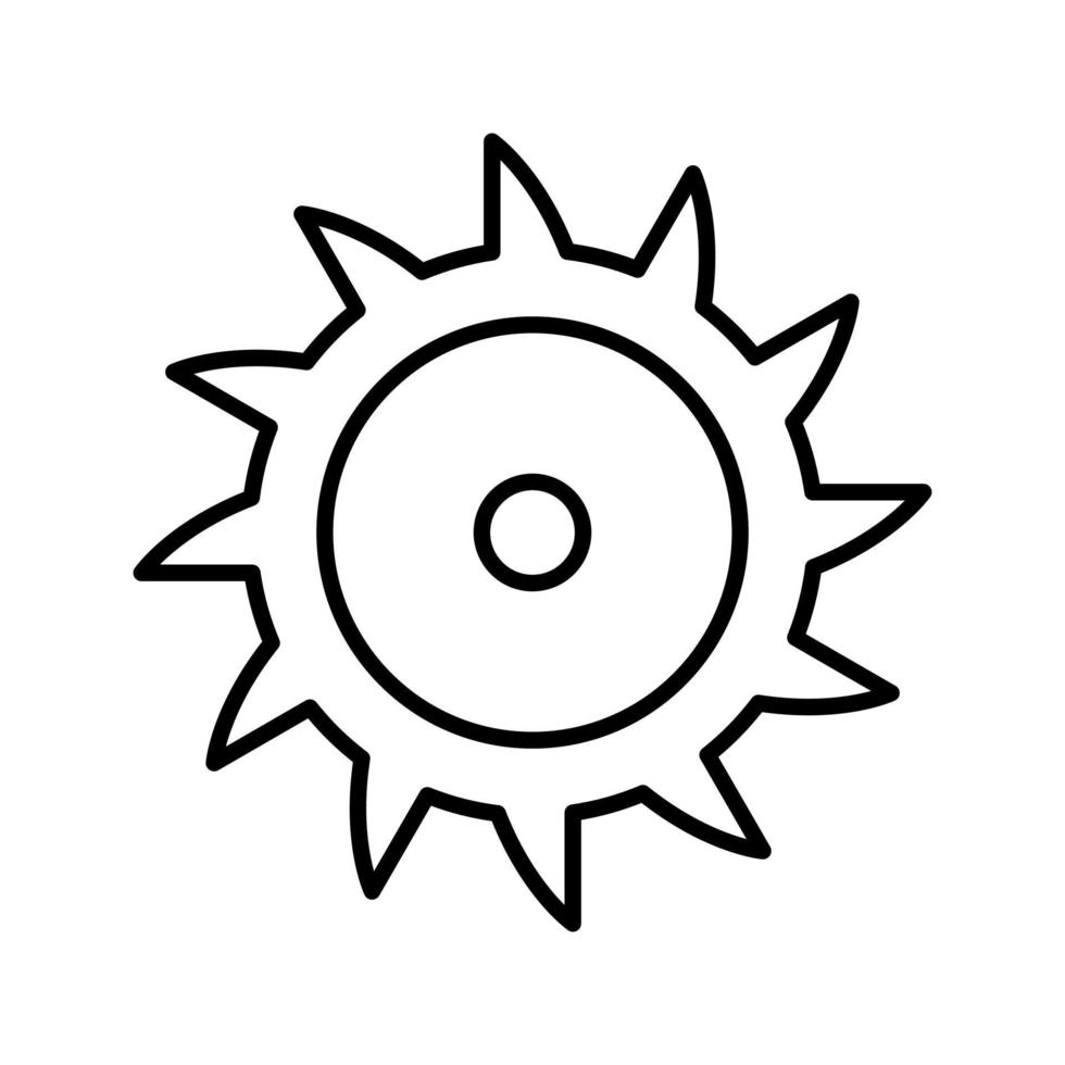 Saw Blade Vector Icon