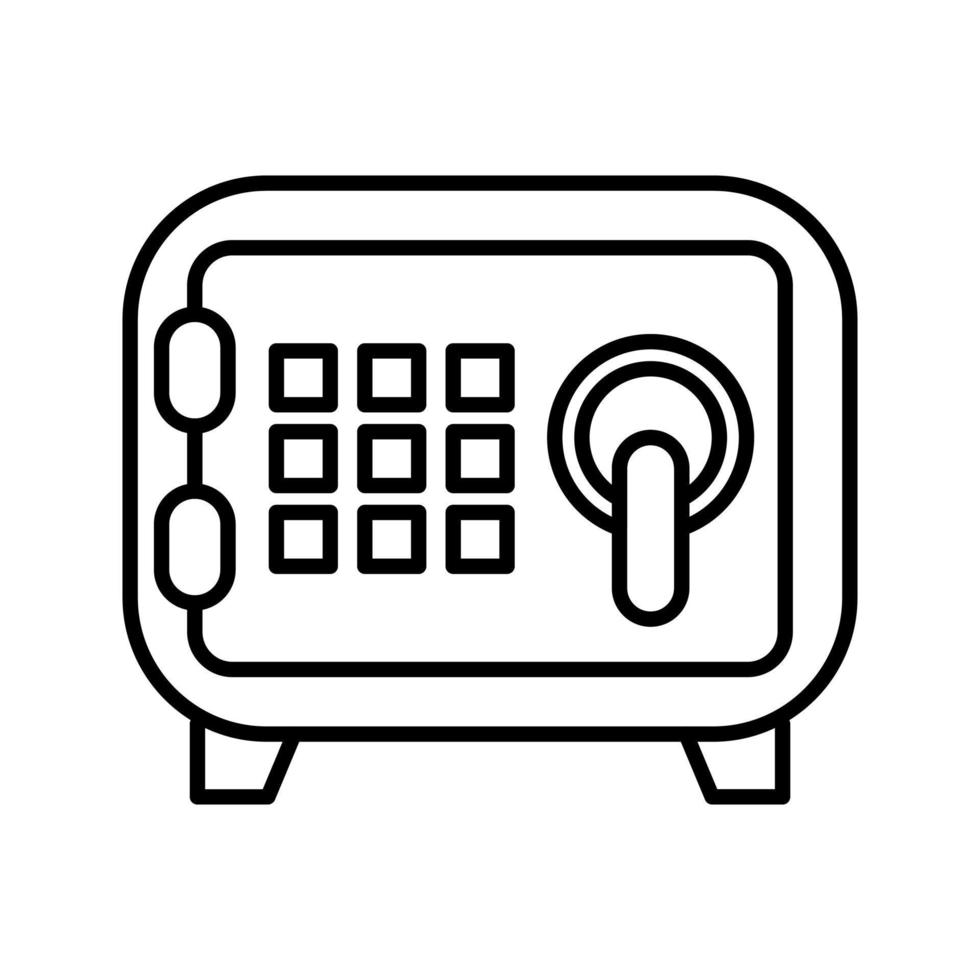 Safe Box Vector Icon