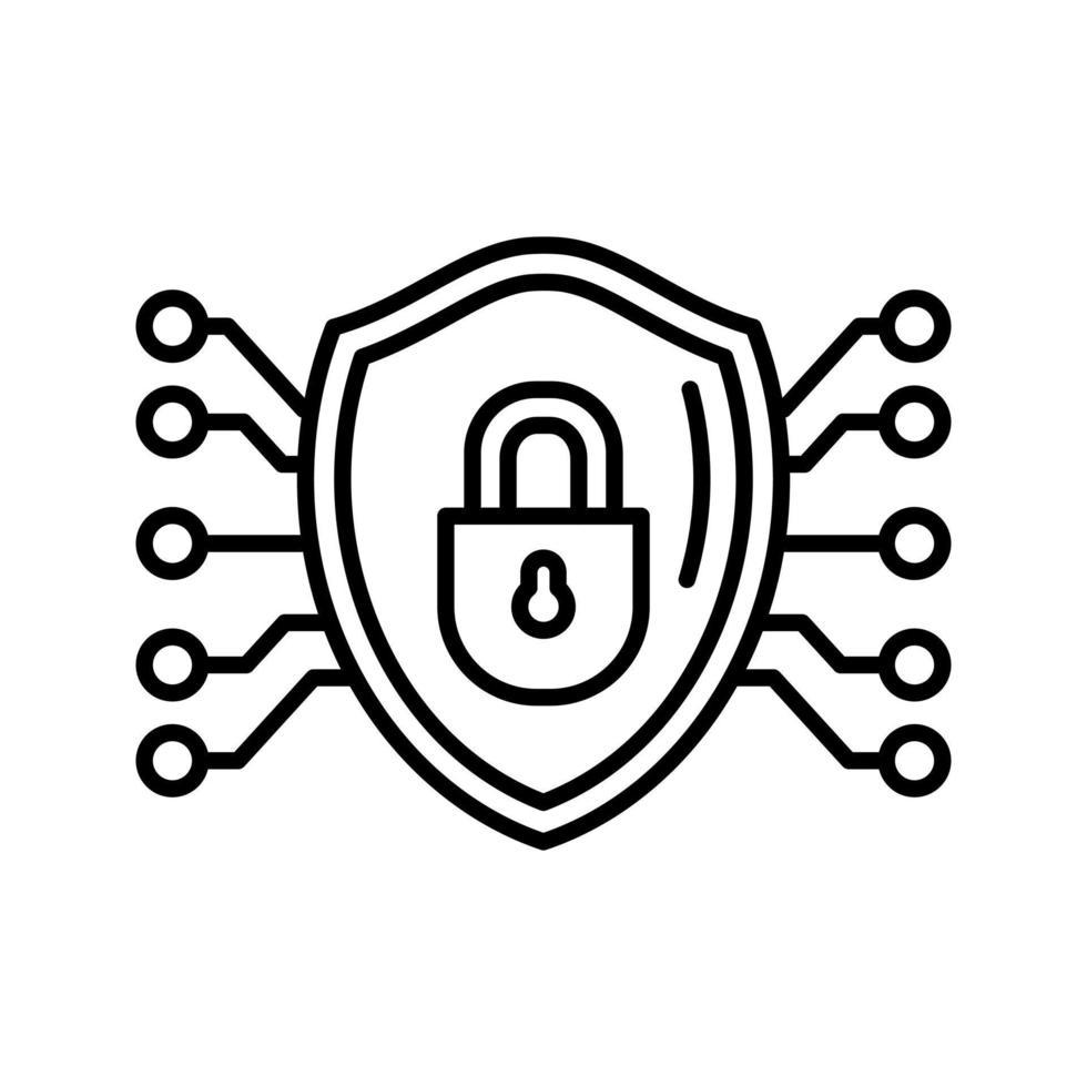 icono de vector de protección