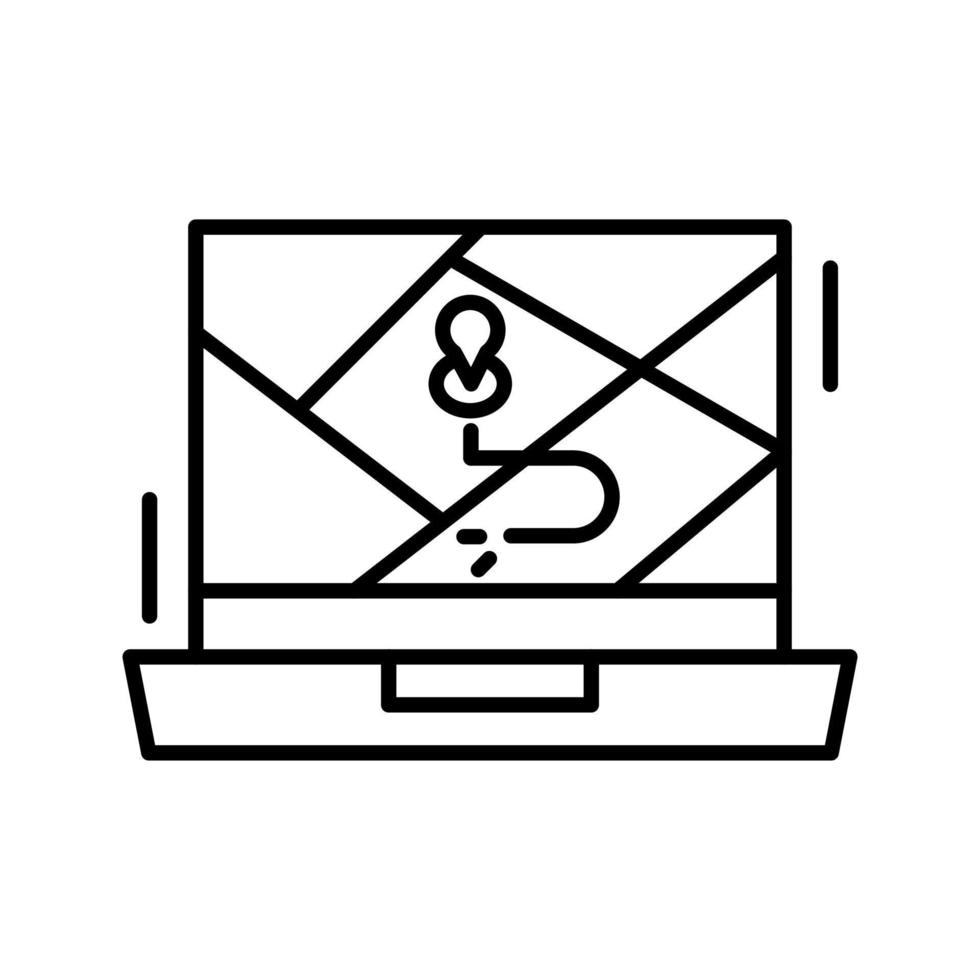 Google Map Vector Icon