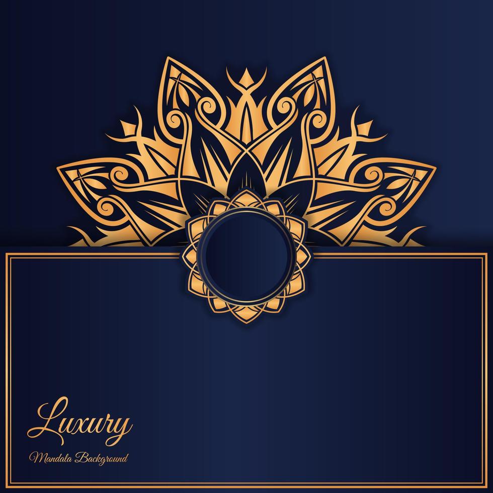 luxury background, with mandala ornament vector