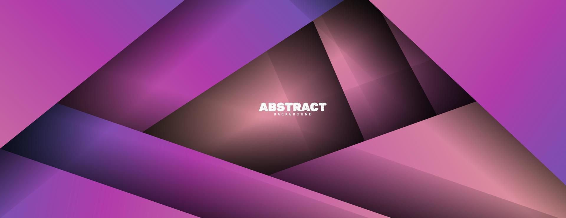 Abstract papercut overlap layer purple color background vector