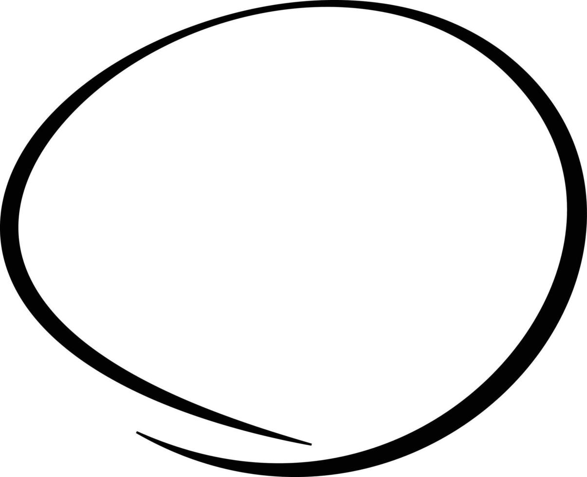 Round frame, a set of randomly overlapping curves 2 vector