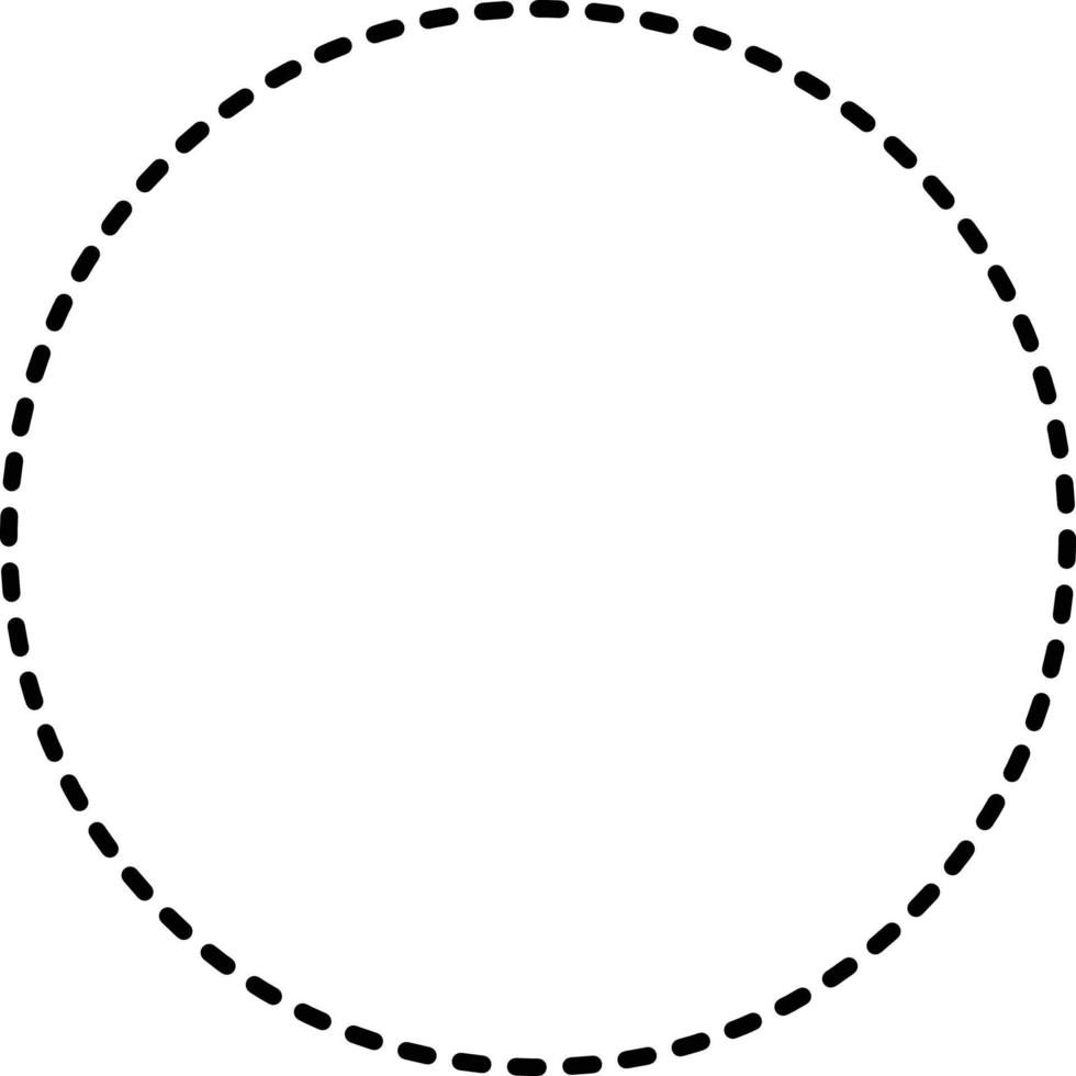 dotted circular frame suitable for graphic works, templates and clip art vector