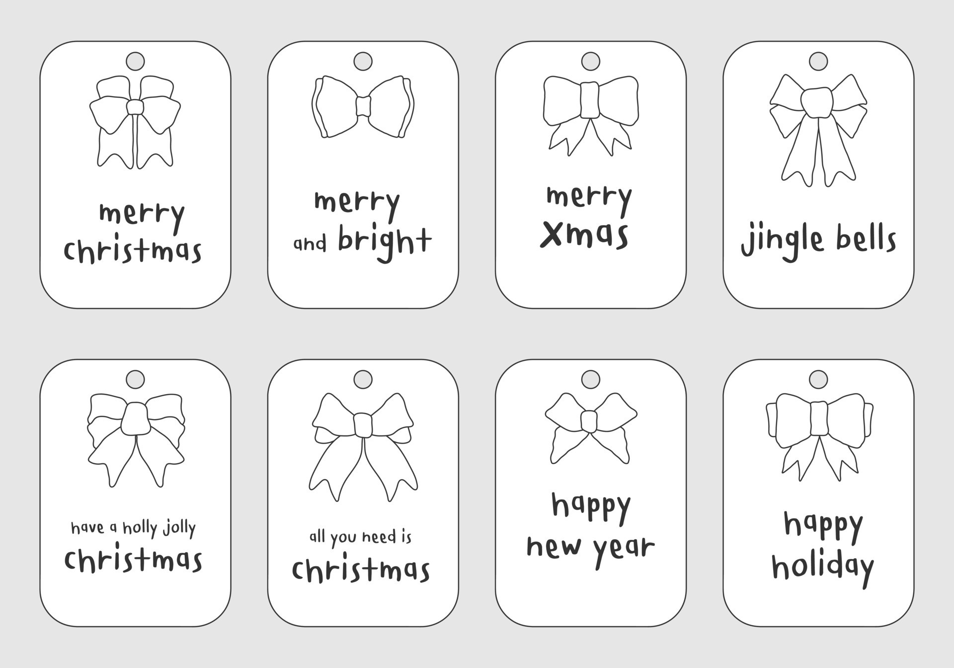 Merry Christmas Tags Free Printable Pdf Merry Christmas Tags Free Printable Pdf