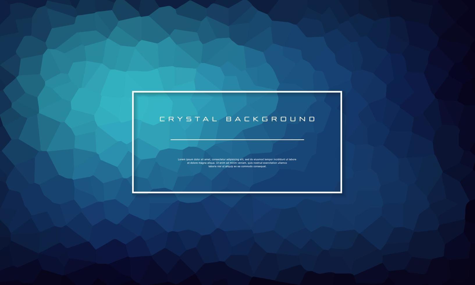 Crystal background gradient with blue color domination. Can be used for banner, poster, brochure,  web page, cover, and other. Eps10 Vector design