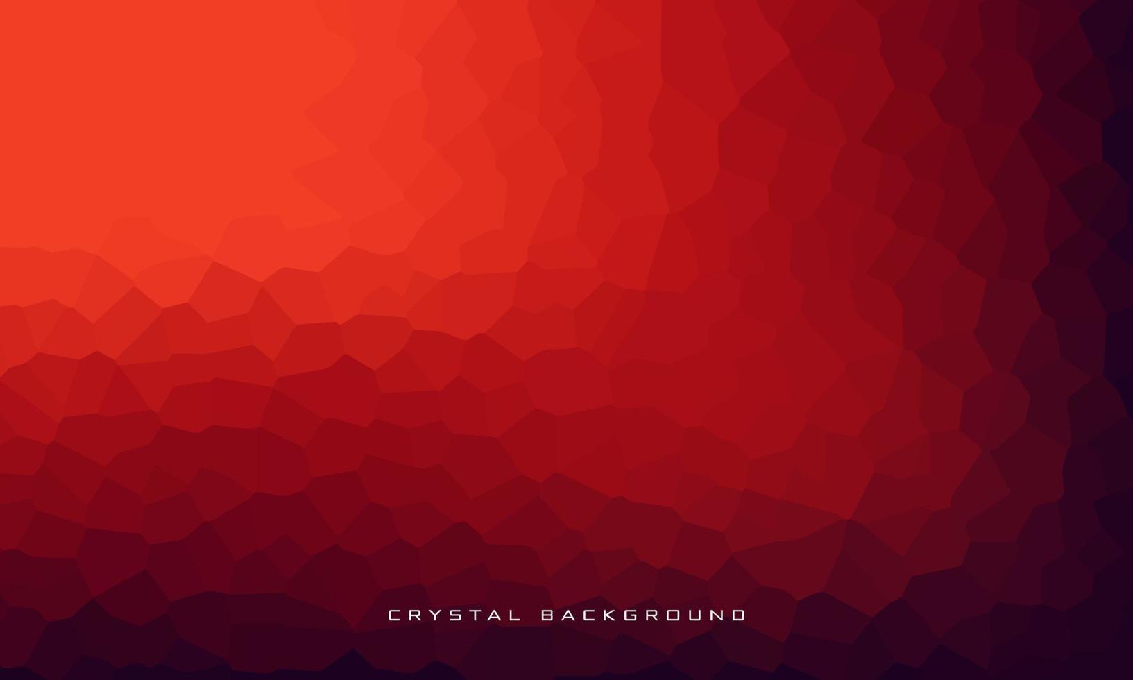 Crystal background gradient with red color domination. Can be used for banner, poster, brochure,  web page, cover, and other. Eps10 Vector design