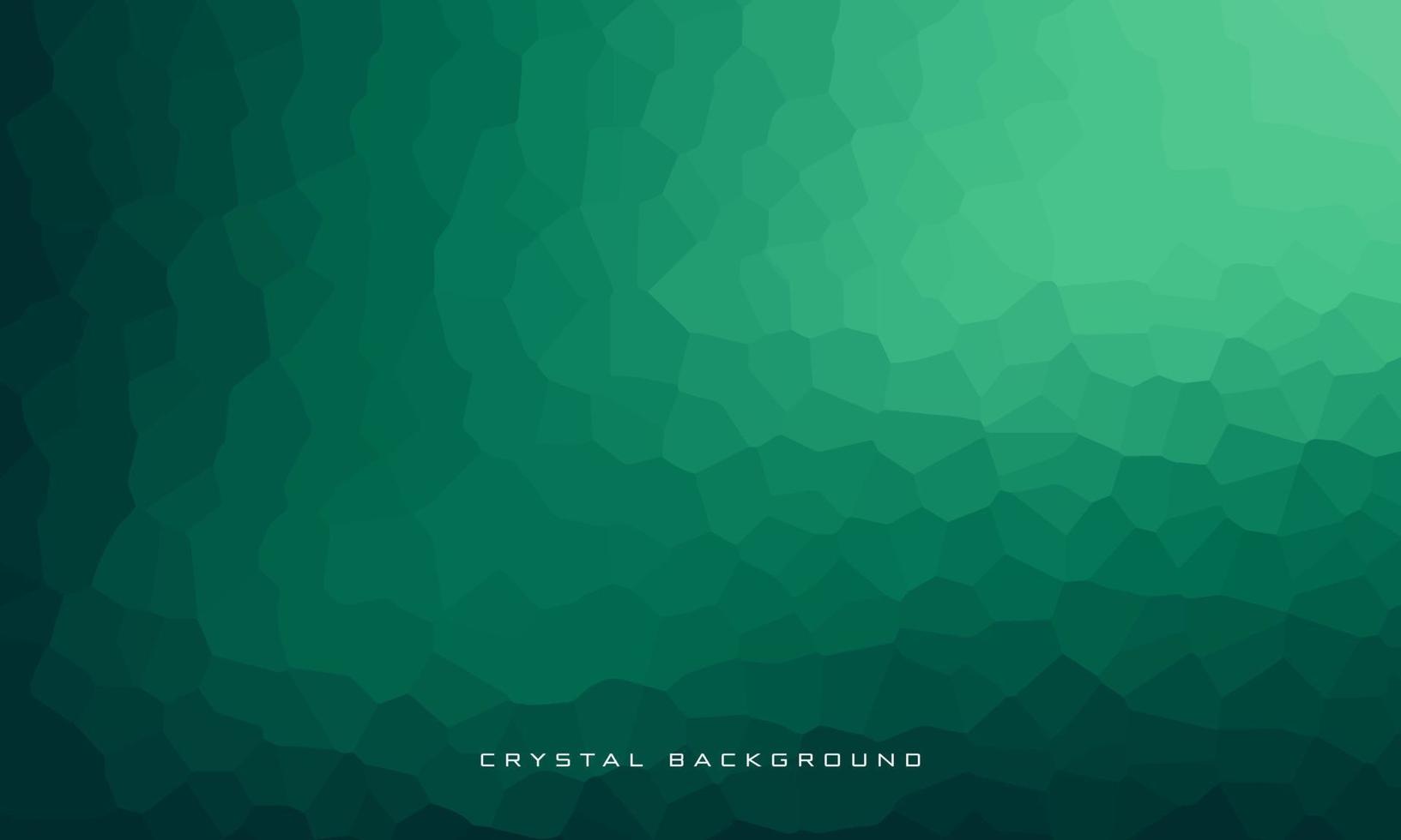 Crystal background gradient with green color domination. Can be used for banner, poster, brochure,  web page, cover, and other. Eps10 Vector design