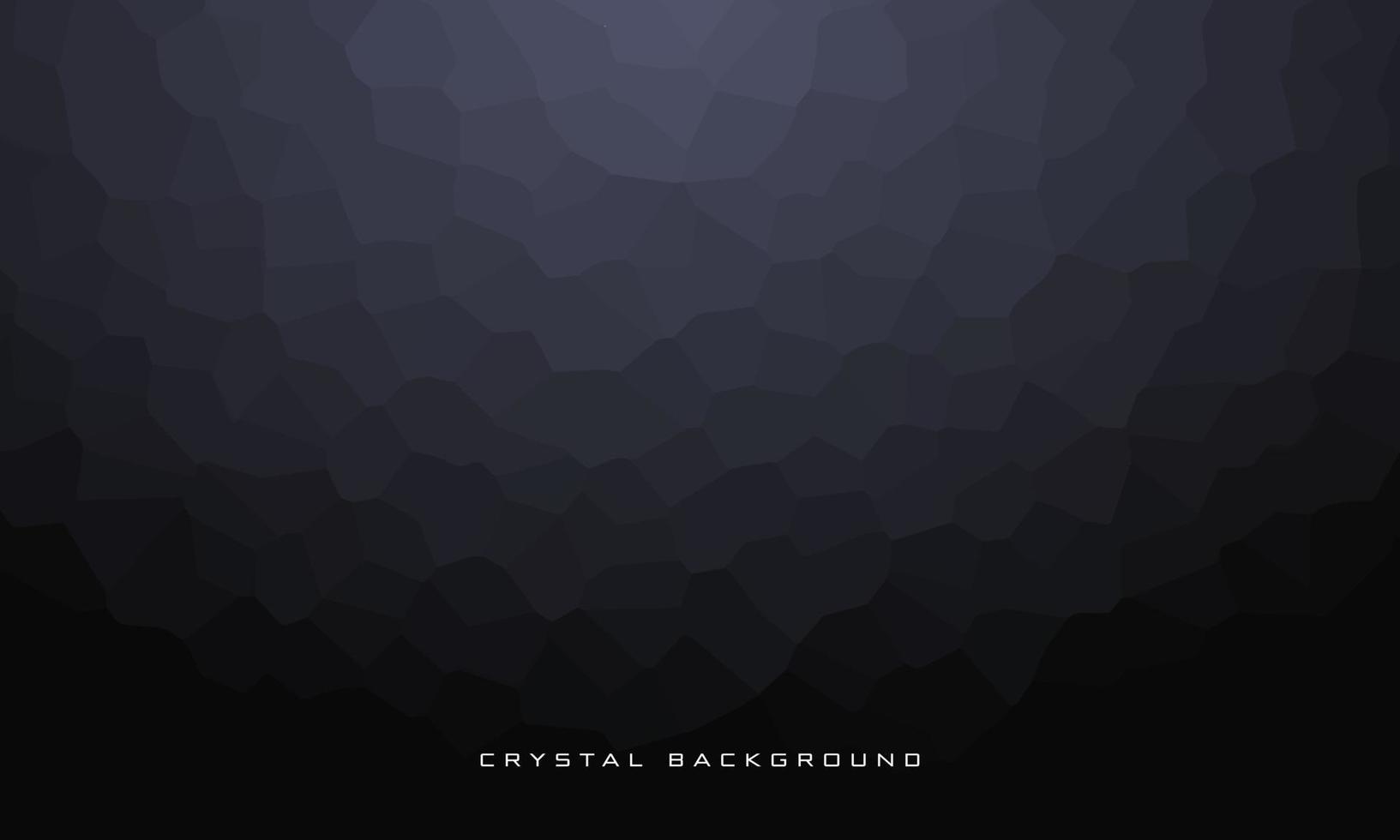 Crystal background gradient with black color domination. Can be used for banner, poster, brochure,  web page, cover, and other. Eps10 Vector design