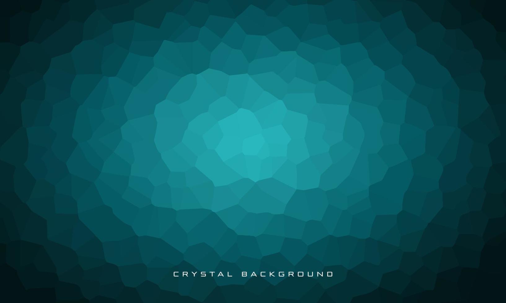 Gradient crystal background with green tosca domination. Eps10 Vector Design