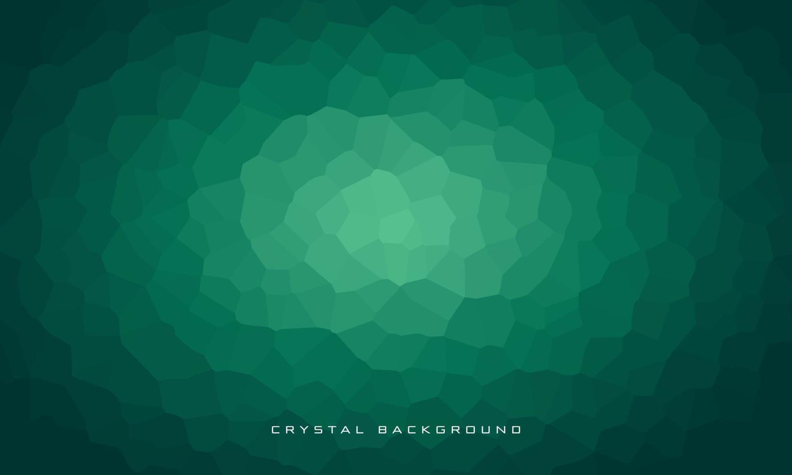 Gradient crystal background with green domination. Eps10 Vector Design