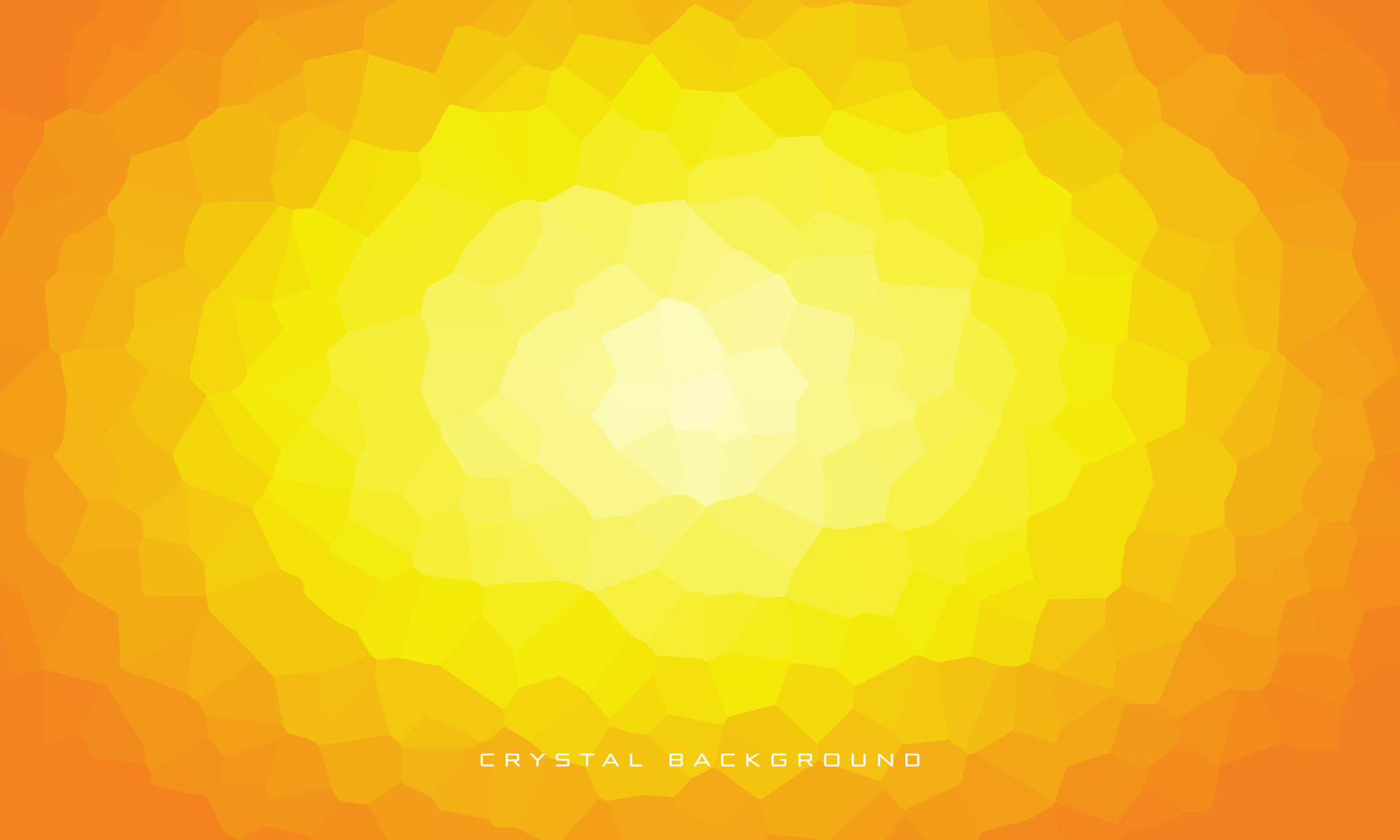 Gradient crystal background with yellow domination. Eps10 Vector Design