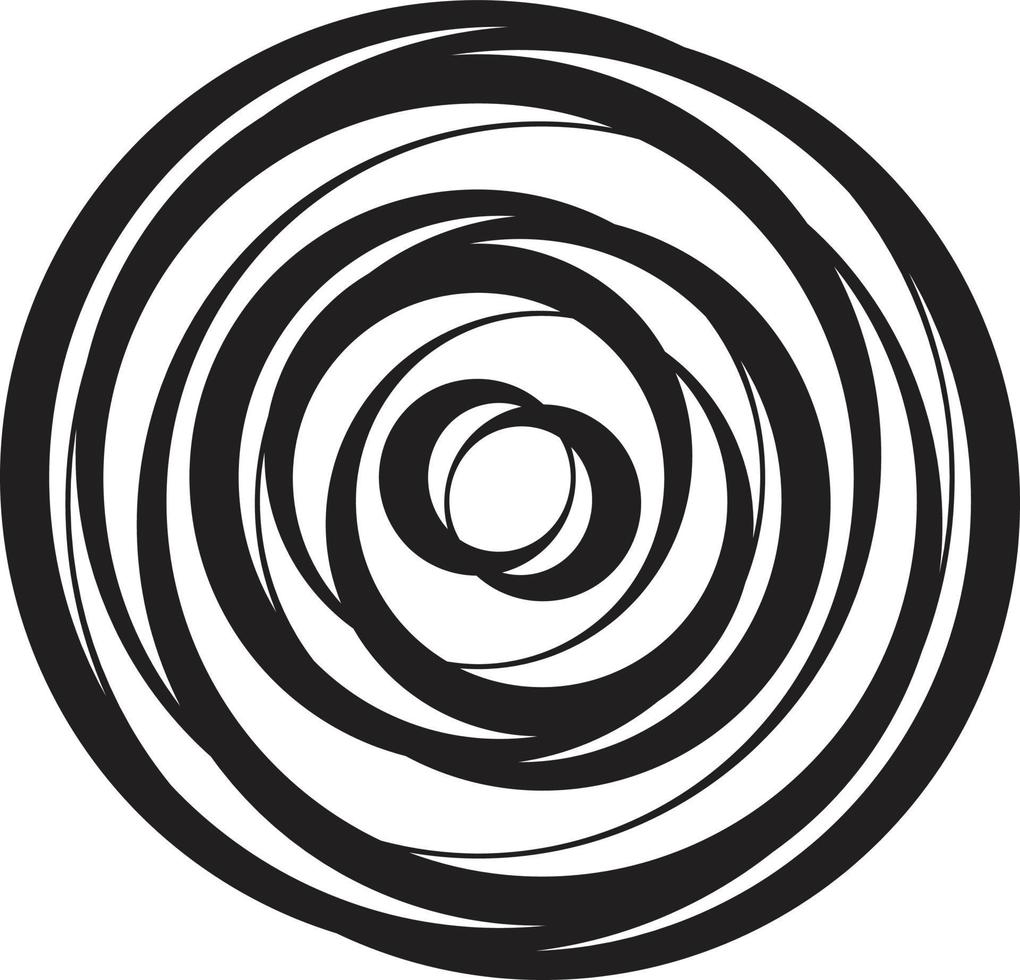 black thick halftone dotted circle speed lines. Abstract geometric shape motion. Design elements for frames, tattoos, web pages, prints, posters, and templates. vector