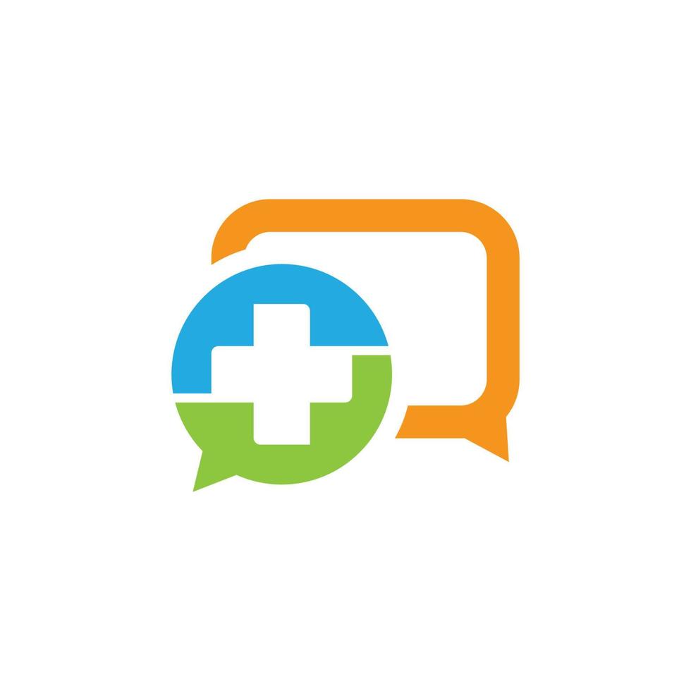 Medic consult logo images vector