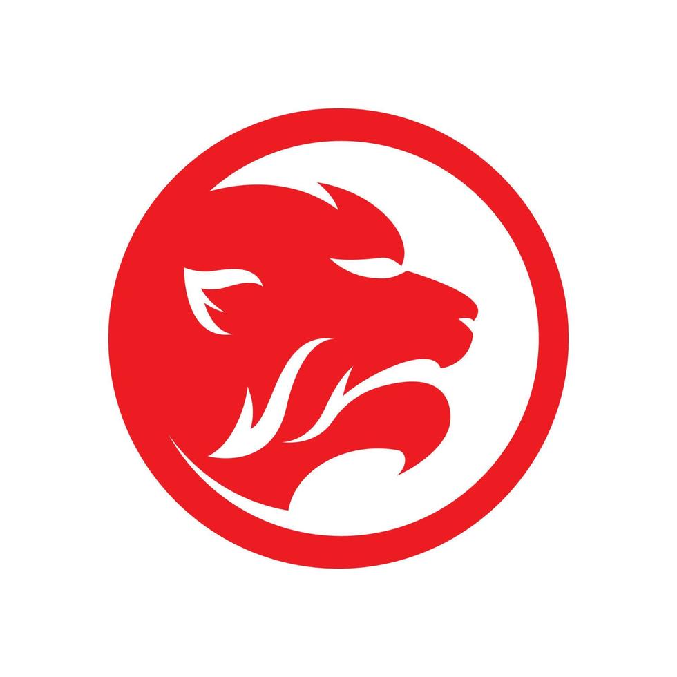 Lion logo images illustration vector