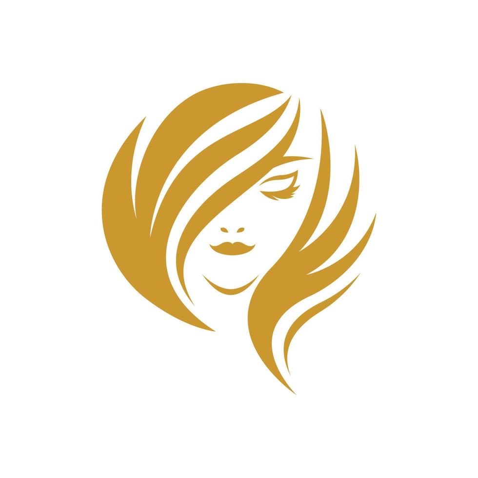 Beauty hair and salon logo 14604333 Vector Art at Vecteezy