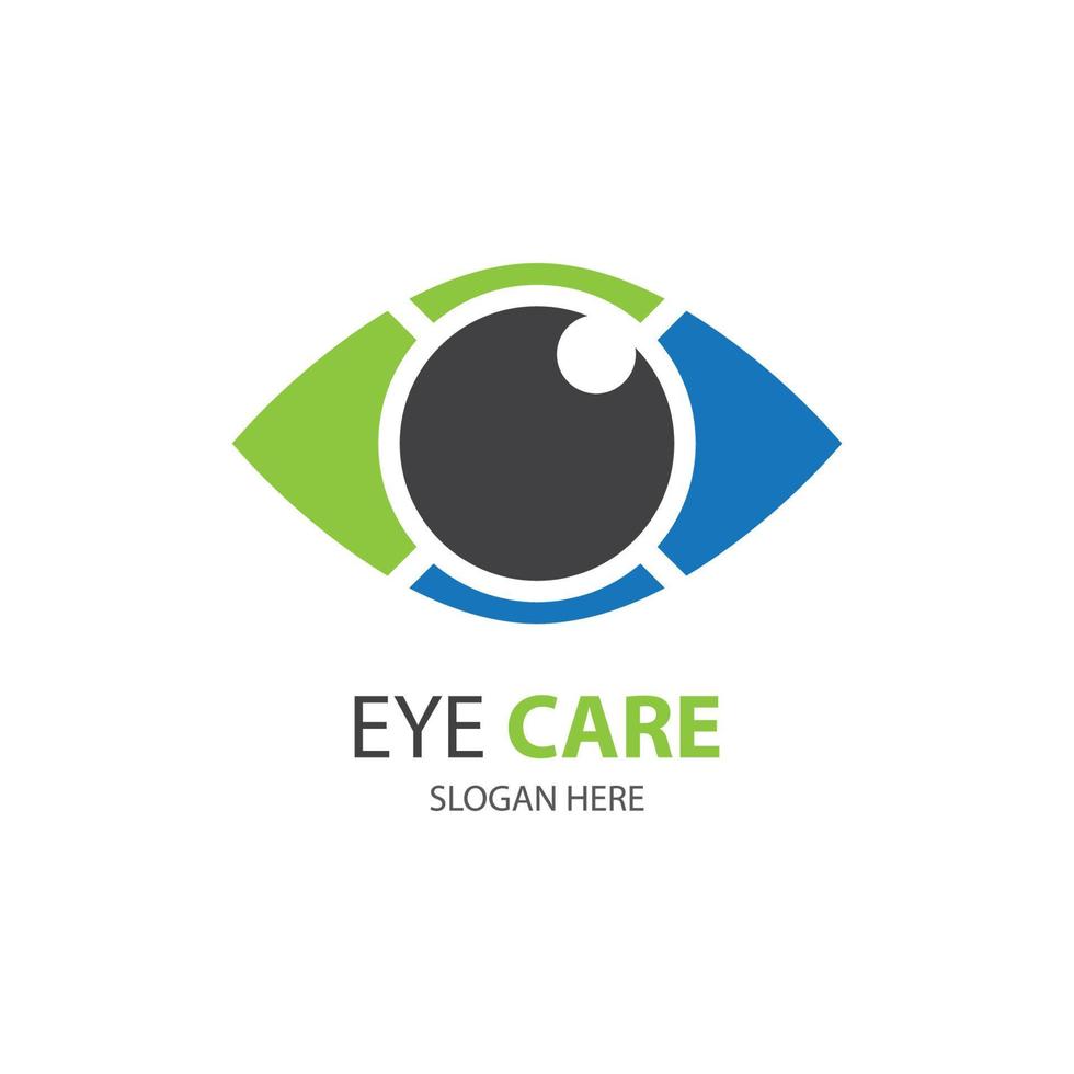 Eye care logo images vector