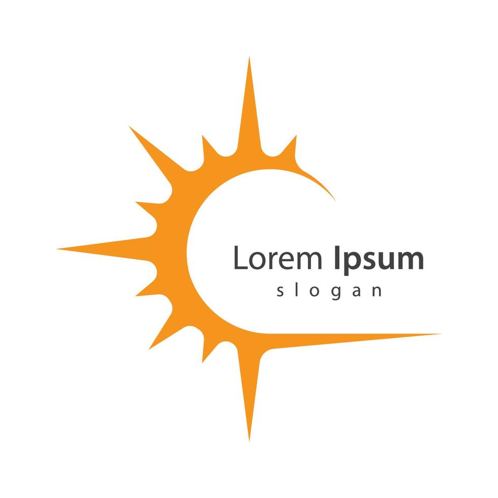 Sun logo images illustration vector