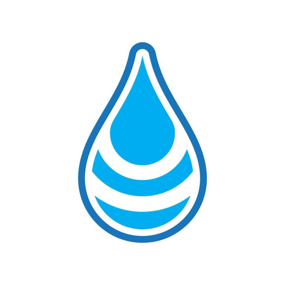 Water drop logo images vector