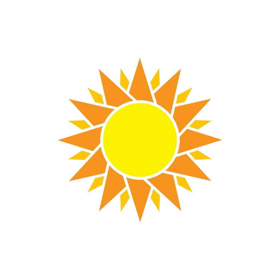 ilustración de icono de vector de verano