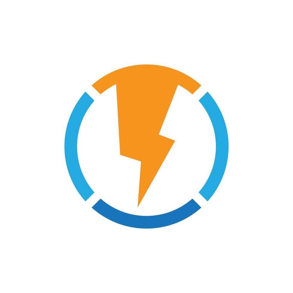 Lightning logo images vector