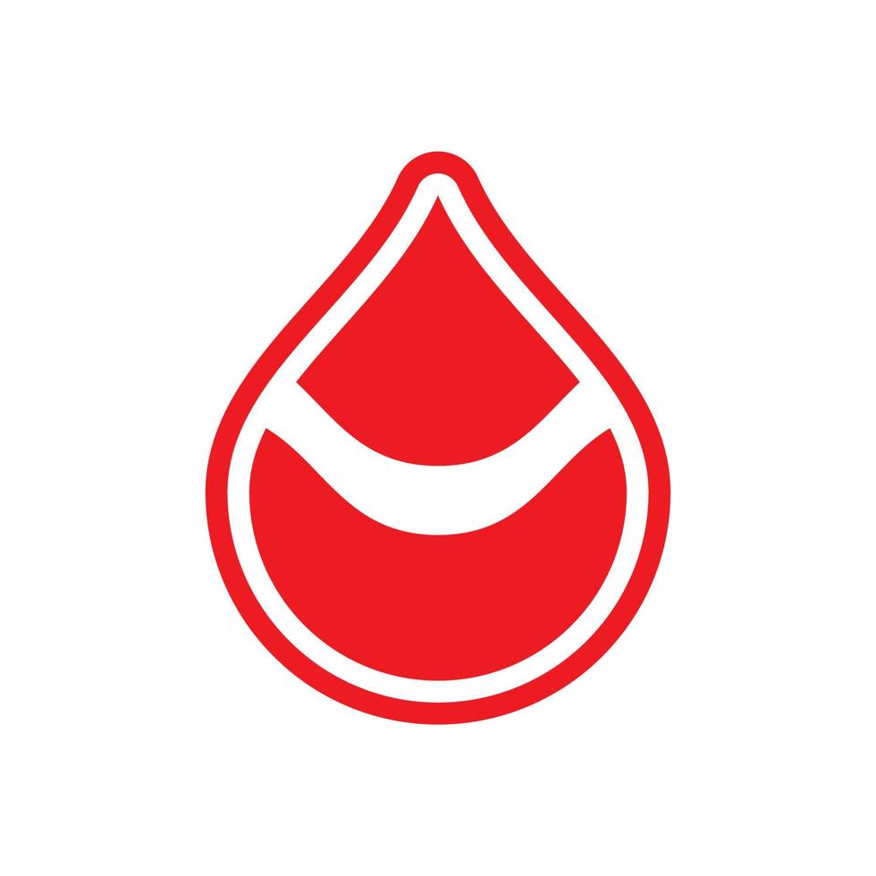 Blood drop logo images vector