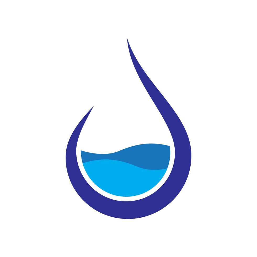 Water drop logo images vector