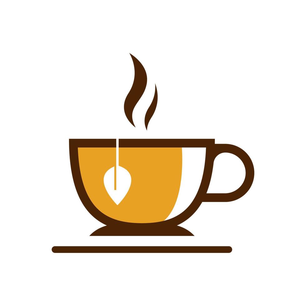 imágenes de taza de té logo vector