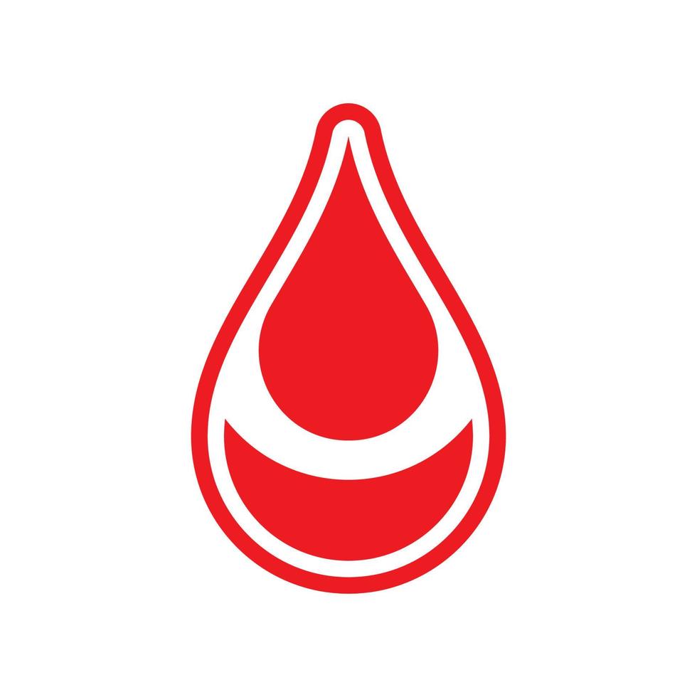 Blood drop logo images vector