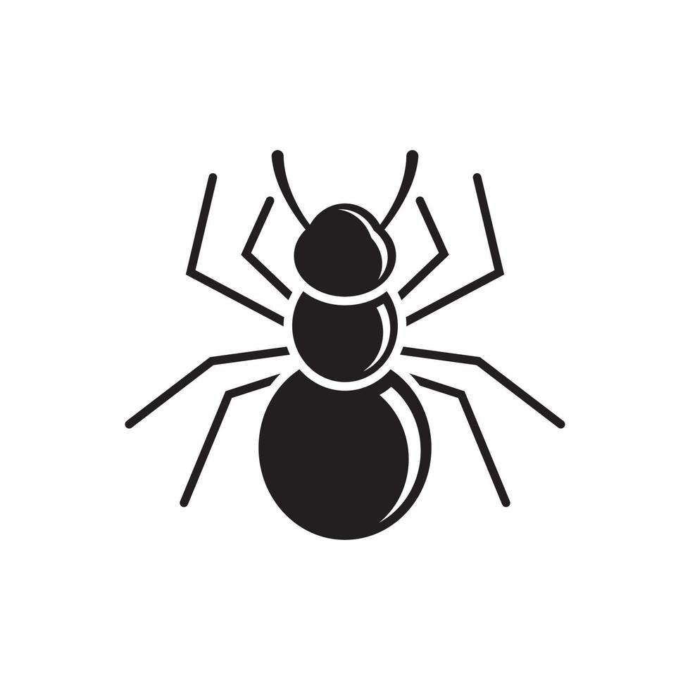 ilustración de imágenes de logotipo de hormiga vector