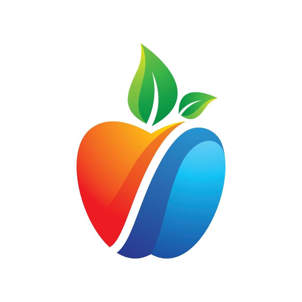 imagenes de logo de manzana vector