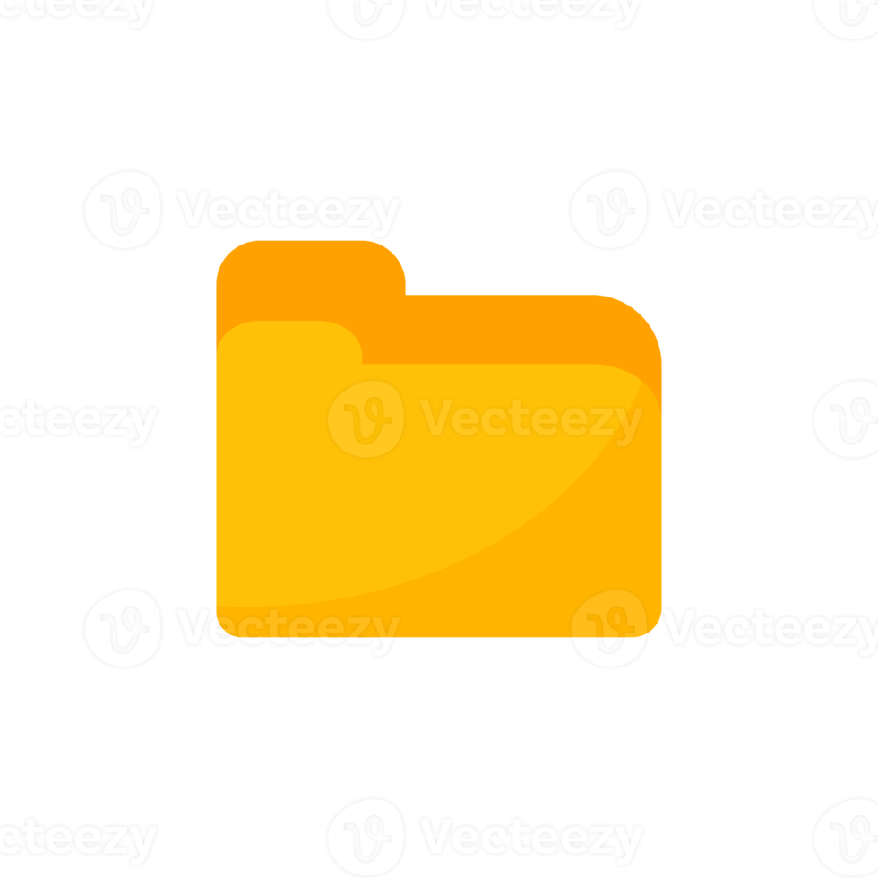 Yellow folders for organizing documents. sorting large amounts of data png