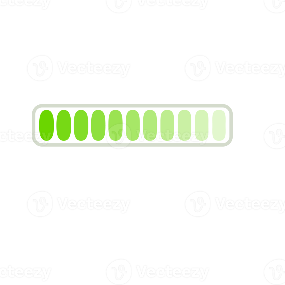 icône de chargement de la mémoire tampon du site Web une barre indiquant l'état du téléchargement des informations sur le site Web. png