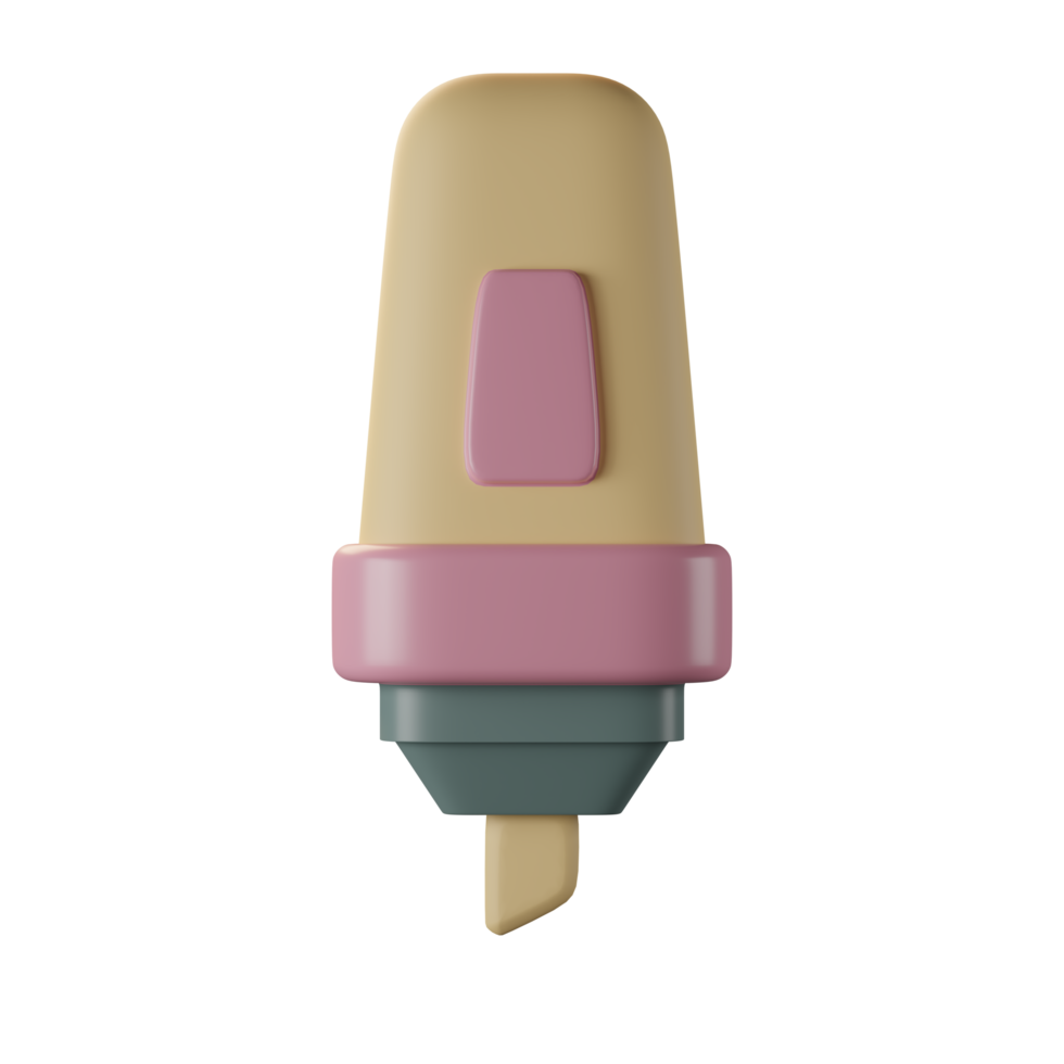 marker 3d icon in front view png