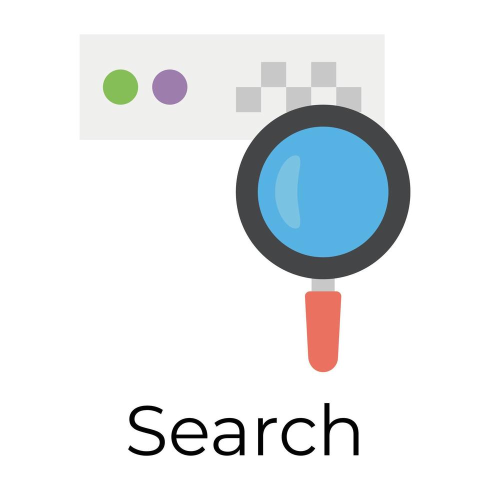 Trendy Search Concepts vector