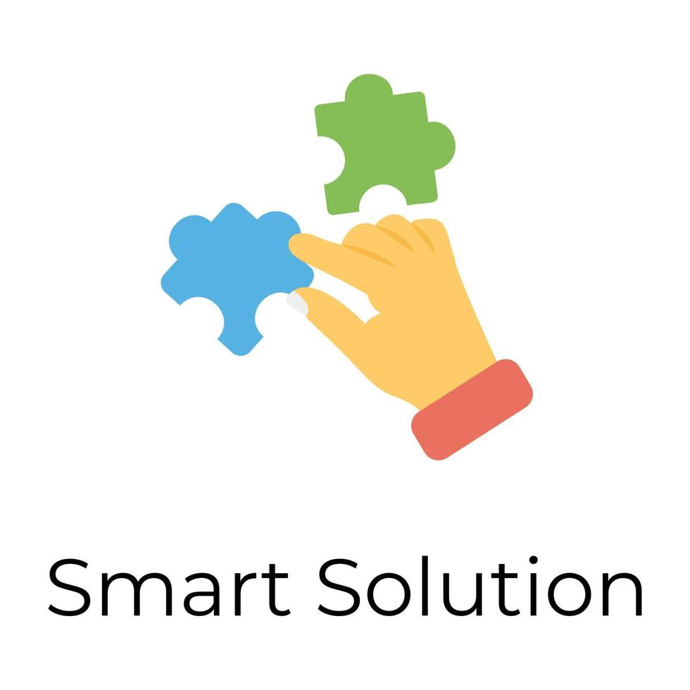 Trendy Smart Solution vector