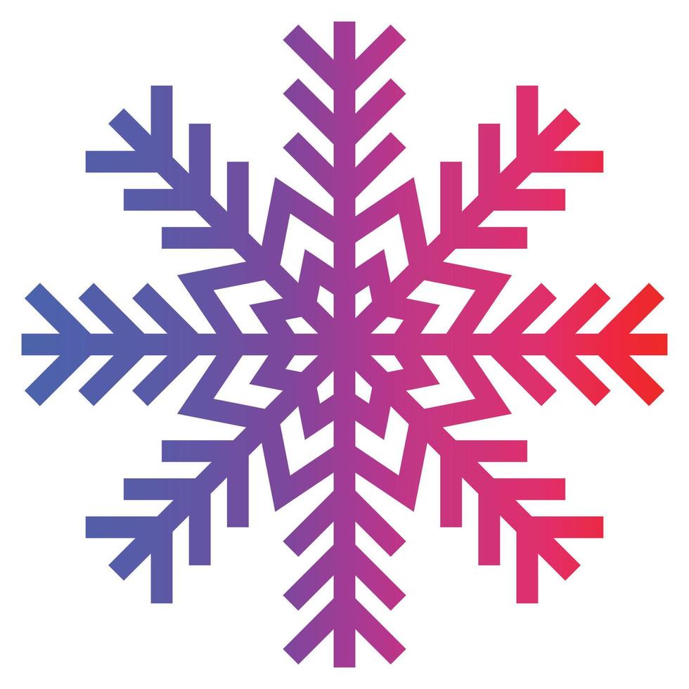 snow gradient icon vector .