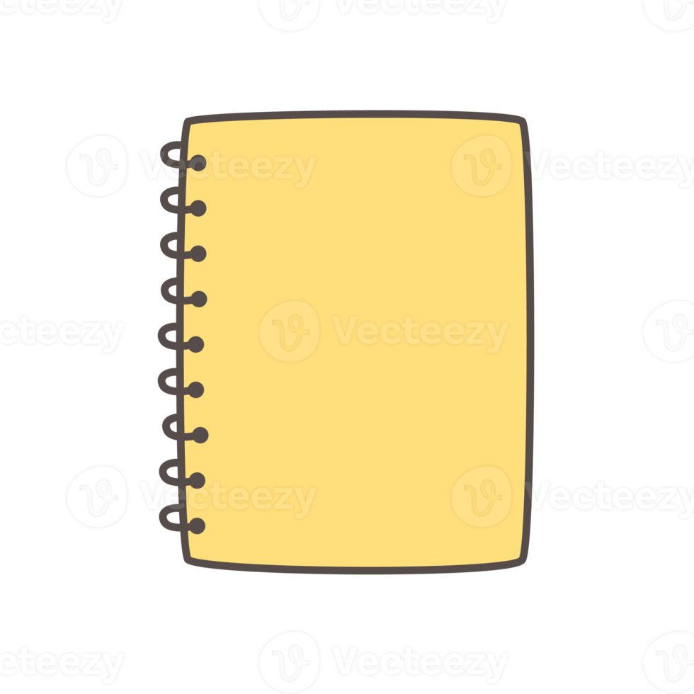 conjunto de garabatos de diario de viñetas. elementos de cuaderno planificador dibujado a mano png