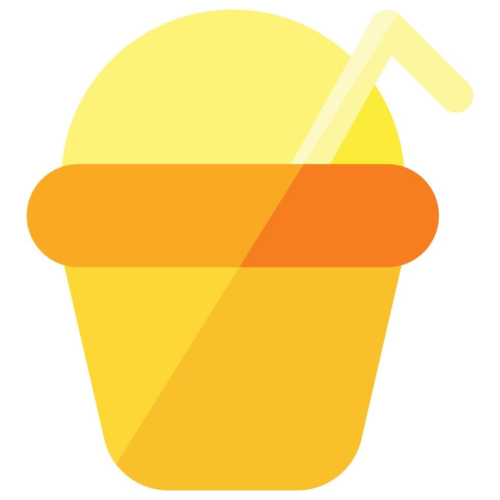 Milk Shake Icon, Summer Theme vector