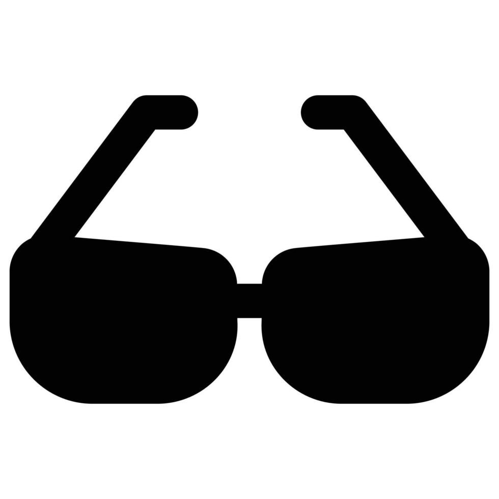 icono de gafas de sol, tema de verano vector