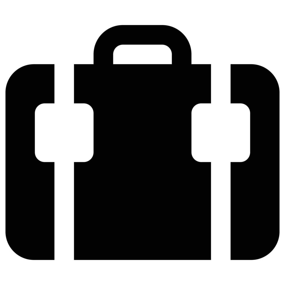 Travel Bag Icon, Summer Theme vector
