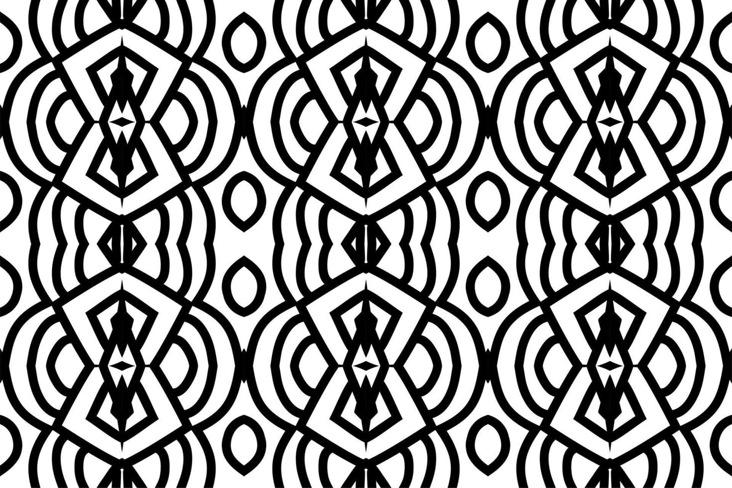 SEAMLESS PATTERN. BLACK AND WHITE SIMPLE BACKGROUND. vector